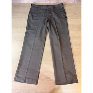 PGA TOUR Mens Gray Flat Front Golf Pants Size 36x30 Polyester